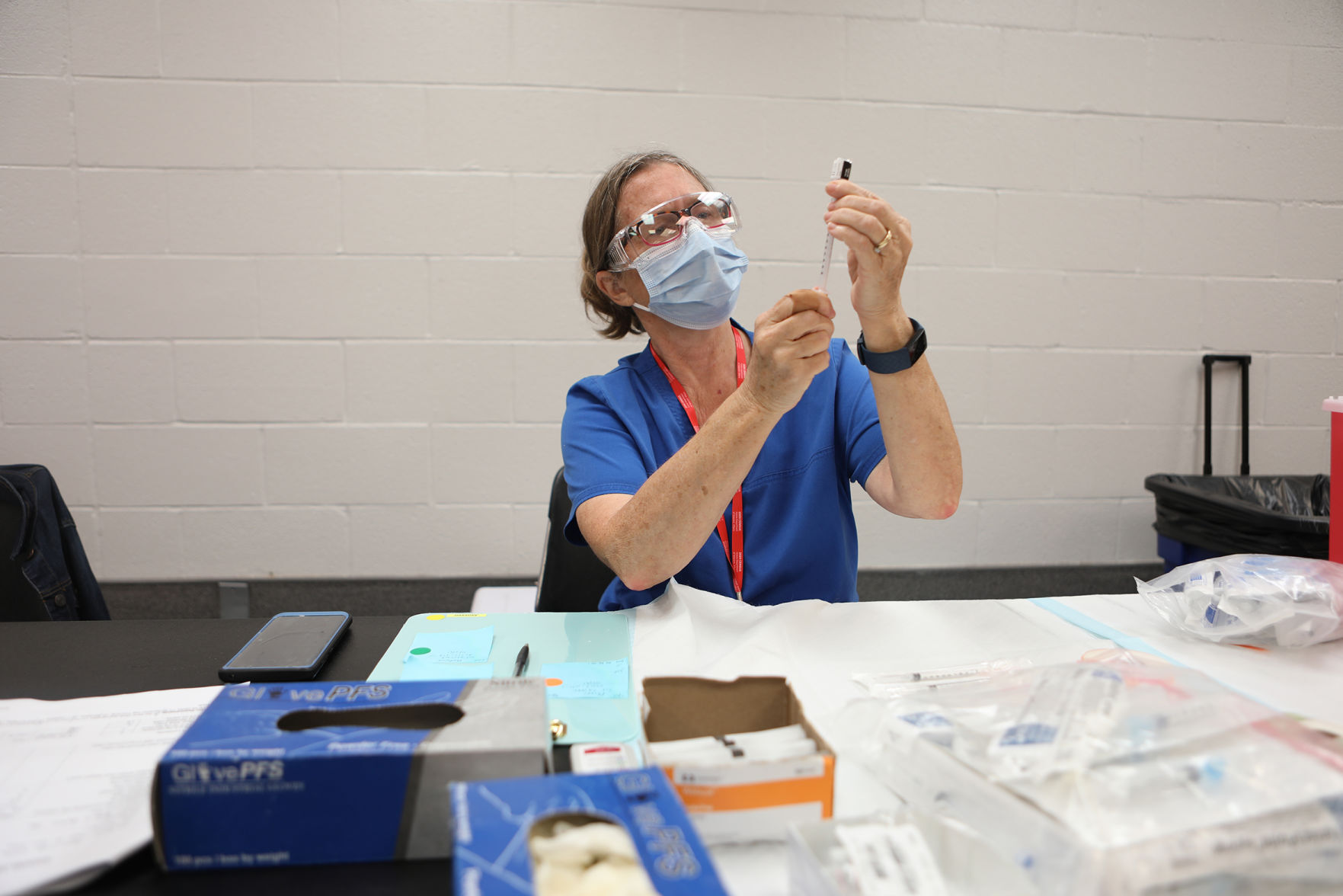 Vaccination clinic Rend Lake College (copy)